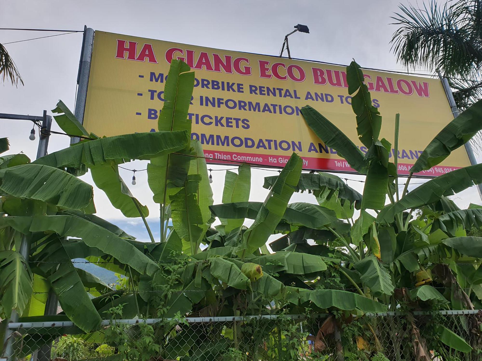 Ha Giang Eco Bungalow Villa Esterno foto